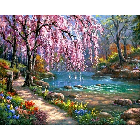 DIY Scenery Theme Diamond Painting Kits DIAM-PW0004-057H-1