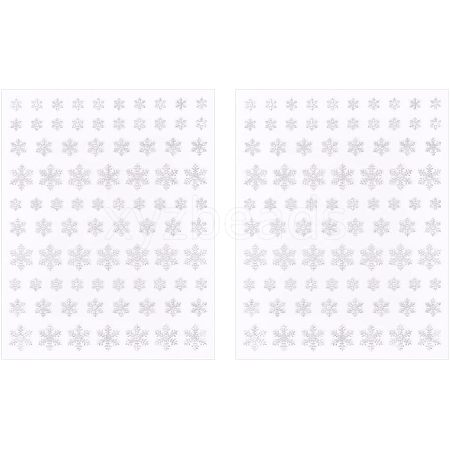 Women's PET Plastic Self Adhesive Face Glitter Stickers for Makeup DIY-OC0009-95B-1