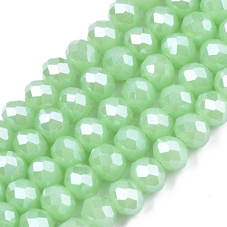 Electroplate Glass Beads Strands EGLA-A034-J2mm-A05-1