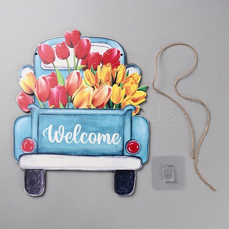 Welcome Door Sign HJEW-WH20004-03-1