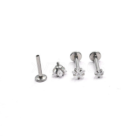 Titanium Steel Threadless Labrets WG64015-22-1