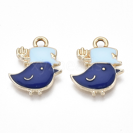 Eco-Friendly Zinc Alloy  Pendants ENAM-R051-08-02G-NR-1