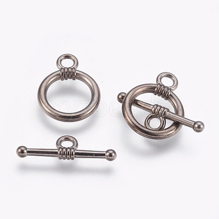CCB Plastic Toggle Clasps CCB-J027-77B-1
