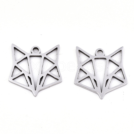 Tarnish Resistant 201 Stainless Steel Pendants X-STAS-S081-014-1