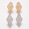 Alloy Stud Earring Findings PALLOY-F201-13-1