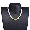 Handmade Polymer Clay Heishi Beaded Necklaces NJEW-JN02723-01-4