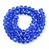 Electroplate Glass Beads Strands EGLA-A044-T2mm-L31-3