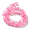 Natural Dyed White Jade Beads Strands G-M402-C03-07-6