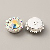 Glass Rhinestone Cabochons FIND-WH0145-49B-2