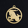 201 Stainless Steel Pendants STAS-S105-JN363-10-1