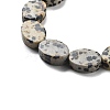 Natural Dalmatian Jasper Beads Strands G-P559-B08-01-3