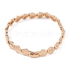 Brass Link Chain Bracelets for Women Men BJEW-P324-01F-KCG-1