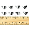 10 Sets Alloy Heart Magnetic Clasps FIND-FS0003-25-5