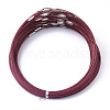 Stainless Steel Wire Necklace Cord DIY Jewelry Making TWIR-R003-09-1