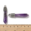 Natural Amethyst Pointed Big Pendants G-F766-02AS-06-3