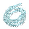 Transparent Glass Beads Strands GLAA-A014-03E-2