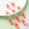 Transparent Enamel Acrylic Beads TACR-S155-002A-6