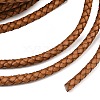 Braided Leather Cord with Core WL-F009-5mm-02-2