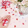 500Pcs 5 Colors Polyester Sponge Heart Shaped Confetti for Party Decoration DIY-CY0003-21A-3