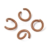 Spray Painted Iron Open Jump Rings IFIN-T017-04B-05-1