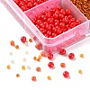 DIY 15 Grids ABS Plastic & Glass Seed Beads Jewelry Making Finding Beads Kits DIY-G119-02C-2
