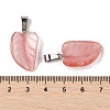 Cherry Quartz Glass Pendants G-B127-01P-07-4