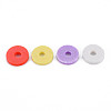 4 Colors Handmade Polymer Clay Beads CLAY-N011-032-22-3