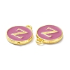 Golden Plated Alloy Enamel Charms ENAM-XCP0001-13Z-3