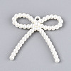 Electroplaed Opaque Acrylic Big Pendants PACR-T017-09A-1