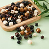 Cheriswelry Dyed Natural Wood Beads WOOD-CW0001-01-LF-7