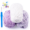 3 Rolls Polyester Chenille Wool Yarn OCOR-MB0001-06A-3