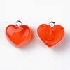 Transparent Resin Pendants RESI-R429-30A-2