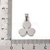 304 Stainless Steel Charms STAS-Z114-03P-04-3