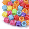 Opaque Acrylic European Beads MACR-N008-12-1