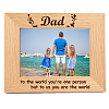 Natural Wood Photo Frames DIY-WH0247-006-1