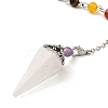 Natural Quartz Crystal Pointed Dowsing Pendulums G-F754-01C-2