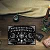 Printed Wood Pendulum Dowsing Divination Board Set DJEW-WH0324-069-7