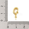 Rack Plating Brass Micro Pave Clear Cubic Zirconia Peg Bails KK-F876-26G-3