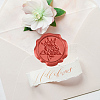 CHGCRAFT 50Pcs Adhesive Wax Seal Stickers DIY-CA0006-16I-8