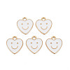 Alloy Enamel Charms X-ENAM-T016-12E-RS-1