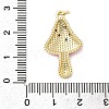 Brass Micro Pave Cubic Zirconia Pendants KK-A278-03G-01-3