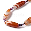 Natural Agate Beads Strands G-K334-01E-4