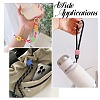 40Pcs 10 Colors ABS Plastic Slide Charms MACR-CJ0002-47-7