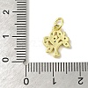 Brass Micro Pave Cubic Zirconia Charms KK-M283-27A-01-3