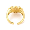 Brass Open Cuff Rings RJEW-U009-20G-4