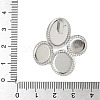 304 Stainless Steel Pendant Cabochon Settings LS-STAS-D376-21P-3