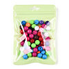 Macaron Color Plastic Yin-yang Zip Lock Bags OPP-N001-01E-09-3