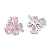 SHEGRACE Butterfly Brass Micro Pave Cubic Zirconia Spacer Bars XGRQ5K343-825P-A-2