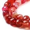 Natural Agate Dyed Beads Strands G-H028-A08-01-4