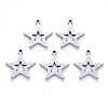 201 Stainless Steel Pendants STAS-N092-14-1